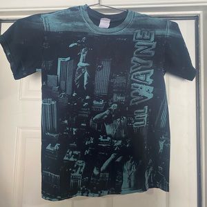 Vintage Lil Wayne All Over Print T-Shirt Size Small